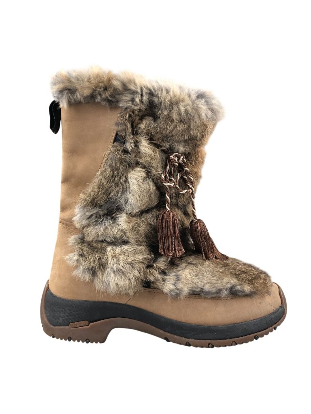 Ulu Women's Size 7 Brown Leather Waterproof Primaloft Lace-Up Winter Boots FAIR